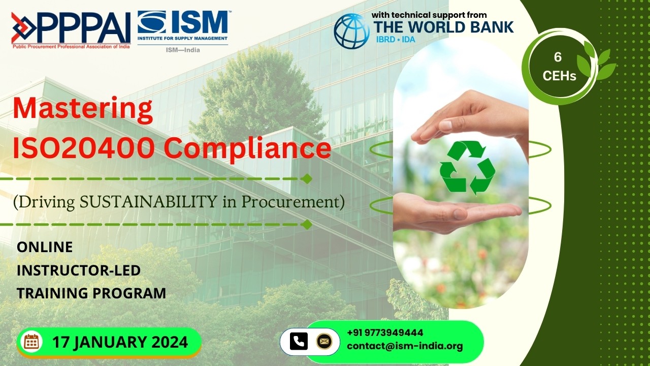 Mastering ISO 20400 Compliance :  17 January 2025